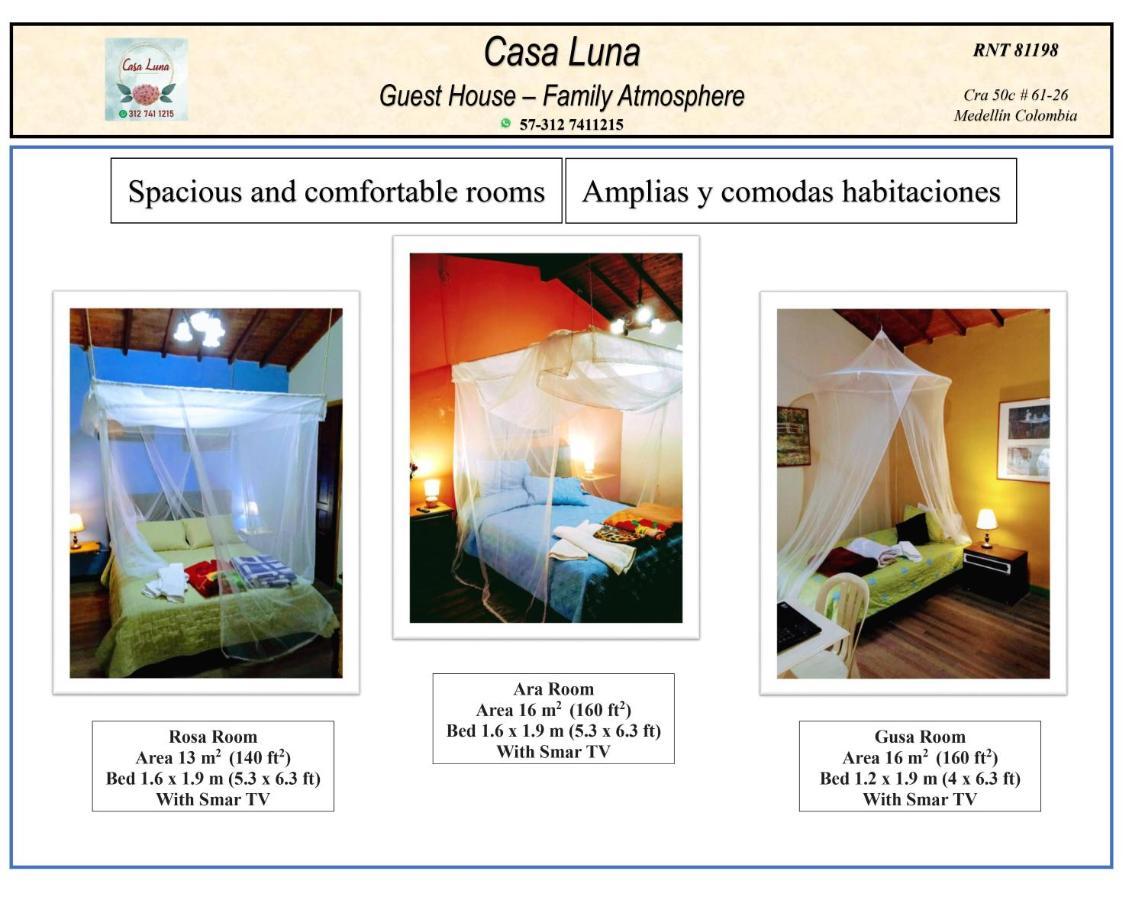 Casa Luna -Estrategica Ubicacion- Medellín Dış mekan fotoğraf